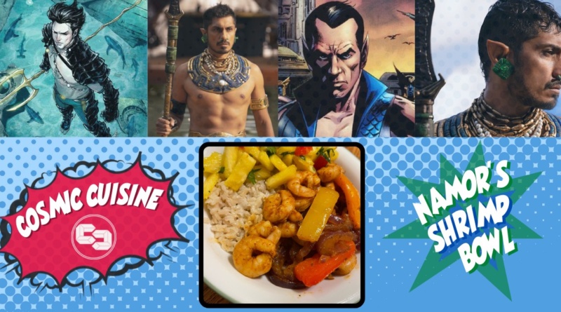 Cosmic Cuisine: Namor's Shrimp Bowl
